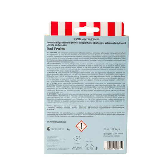 Αρωματικό Μπρελόκ Mr&Mrs Fragrance Miss Kelli Red Fruits Chips image 1