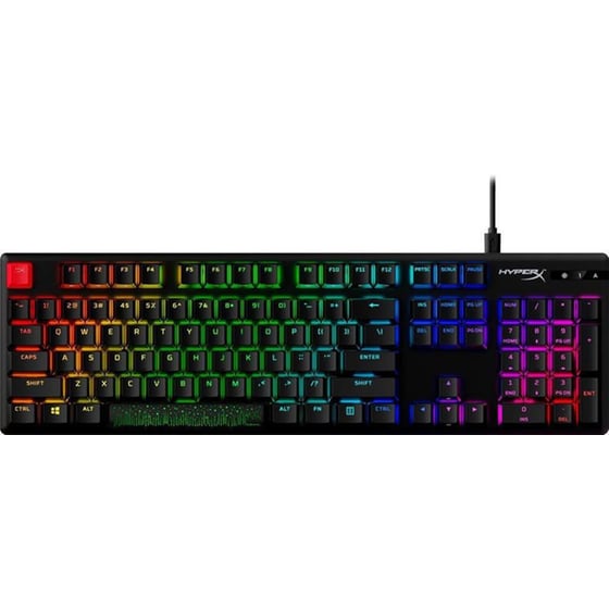 HyperX Alloy Origins PBT Gaming Μηχανικό Ενσύρματο USB Πληκτρολόγιο RGB Μαύρο (US) image 0