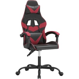 Καρέκλα Gaming VIDAXL 349550 από Τεχνητό Δέρμα - Μαύρο