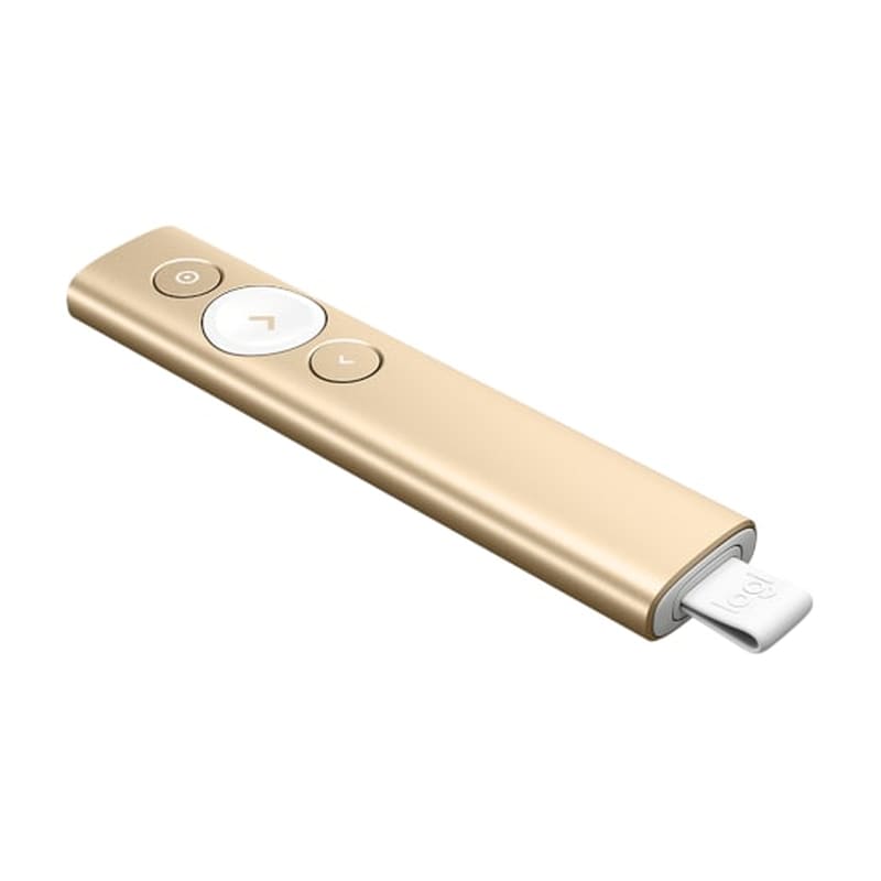 LOGITECH Τηλεχειριστήριο Logitech Wireless Presenter Spotlight Χρυσό