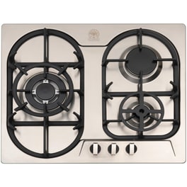 LA GERMANIA P6501MX/20(GN) 59 cm Inox Εστία Φυσικού Αερίου