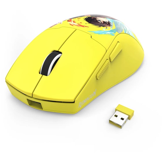 Redragon M918-AKB-PRO Gaming Ασύρματο Ποντίκι - Anime Yellow image 5