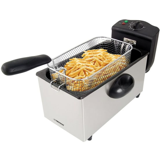 ESPERANZA EKG010 με Αποσπώμενο Κάδο 2000W 3 L Ασημί Φριτέζα Λαδιού image 1
