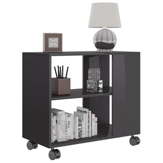 Τραπεζάκι Σαλονιού VidaXL από Μοριοσανίδα 70x35x55cm - Γκρι image 3