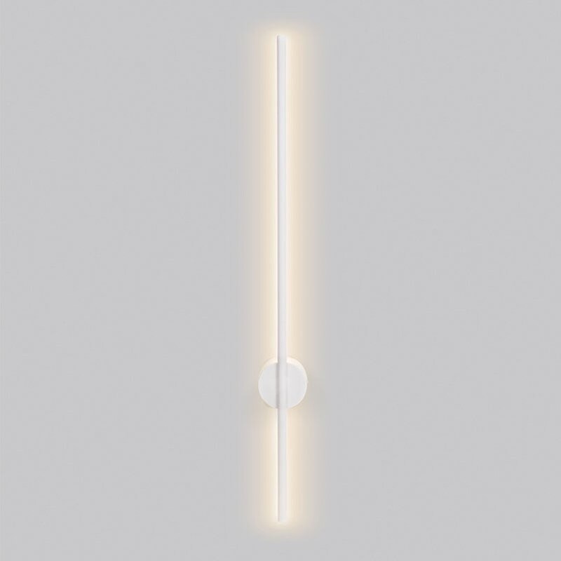 Απλίκα Τοίχου Led Aca Avenue Zm16ledw80wh από Αλουμίνιο 8x7x80 cm - Λευκή