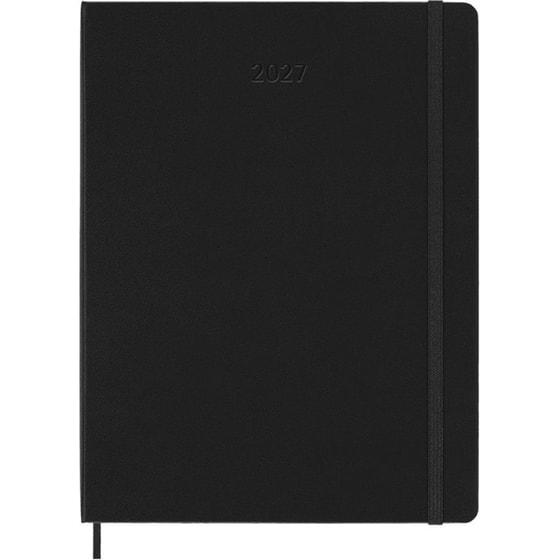 Ημερολόγιο Εβδομαδιαίο 2027 Moleskine 12M XL Hardcover Μαύρο image 0