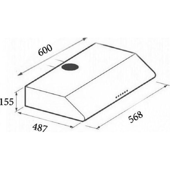 PYRAMIS Maidtec 60 cm Καφέ Απορροφητήρας Ελεύθερος image 1