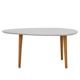 Τραπεζάκι Σαλονιού Welhome από MDF 89x48x34cm - Λευκό