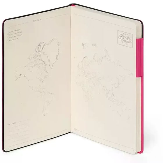 Σημειωματάριο Legami Ριγέ Medium Raspberry image 2