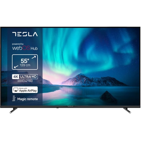 Tesla LED 55" 4K Smart Τηλεόραση 55E645BUW image 0