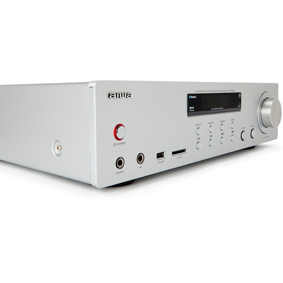 Aiwa AMU-120BTSL Τελικός Ενισχυτής Stereo 120W - Ασημί image 3