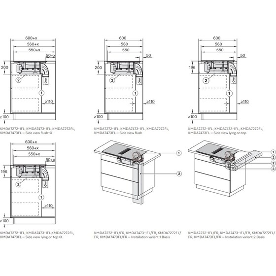 MIELE KMDA7473-1FL 80 cm Μαύρο Επαγωγική Εστία Αυτόνομη image 9