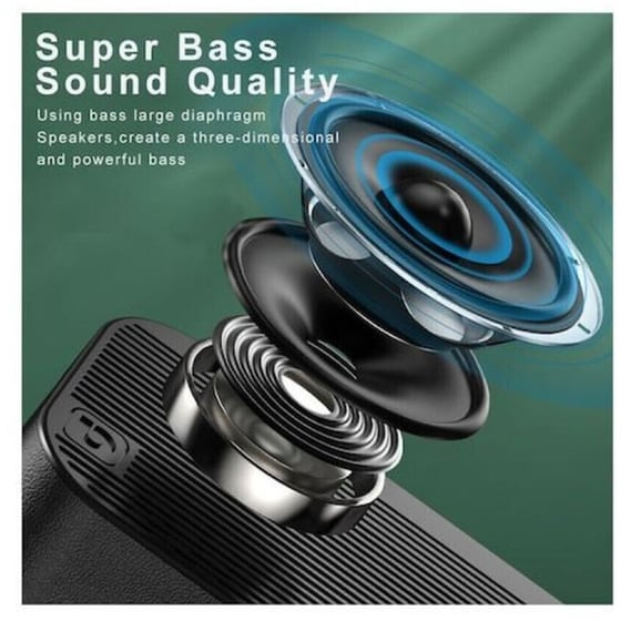 Ψηφιακό Ρολόι Επιτραπέζιο Andowl Q-YX126 - Μαύρο image 5