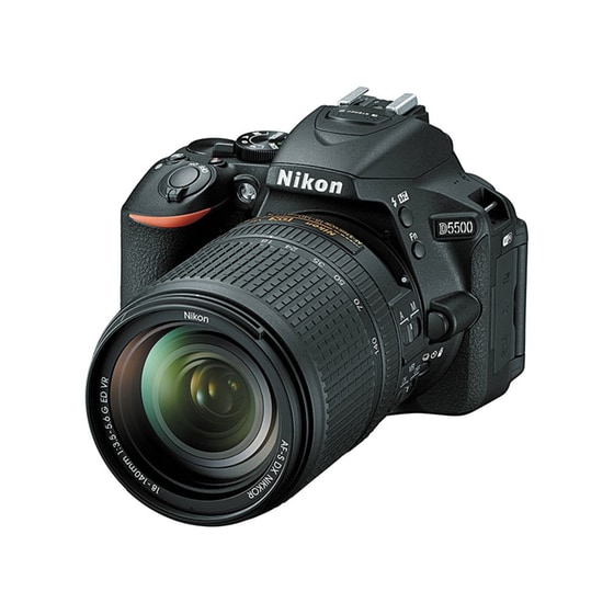 DSLR Nikon D5500 Kit 18-140mm VR - Μαύρο image 0