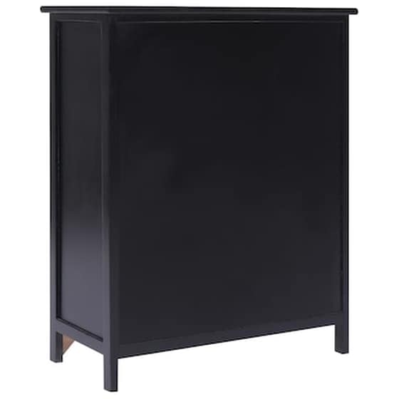 Vidaxl Βοηθητικό Ντουλάπι Μαύρο 60 X 30 X 75 Εκ. Από Ξύλο Παυλώνιας image 5