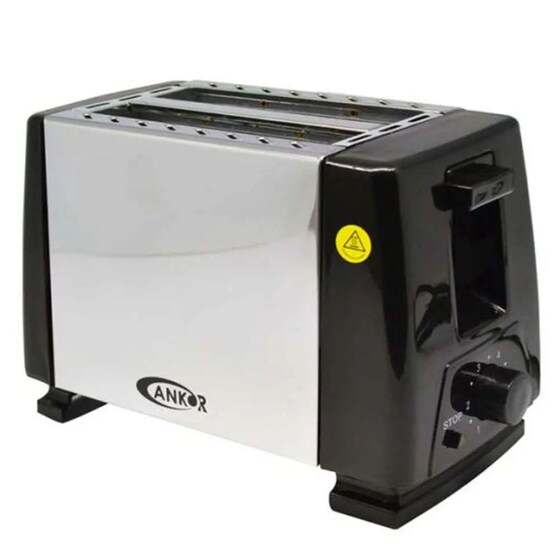ANKOR 814985 2 Θέσεων 650 W Inox Φρυγανιέρα image 0