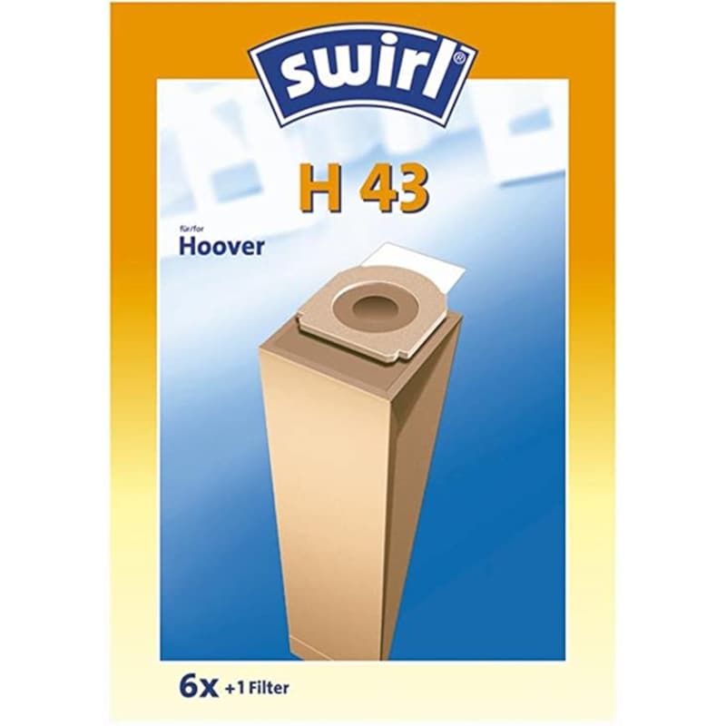 SWIRL SWIRL H43 6 Τμχ Σακούλες Ηλεκτρικής Σκούπας