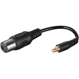 Αντάπτορας Goobay 67227 MCX male σε Coaxial female Μαύρο