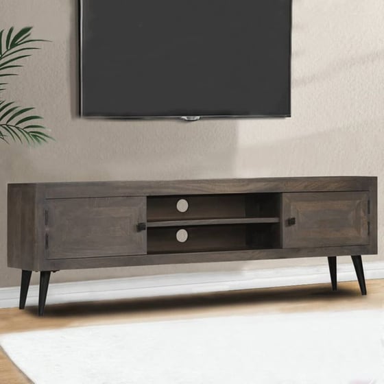 Έπιπλο Τηλεόρασης VidaXL από Ξύλο 140x30x45cm - Καφέ image 1