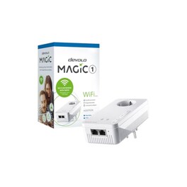 Devolo Magic 1 WiFi 2-1-1 8358 Powerline Ασύρματη Σύνδεση Passthrough Πρίζα Wi-Fi 5 με 2 Θύρες Ethernet