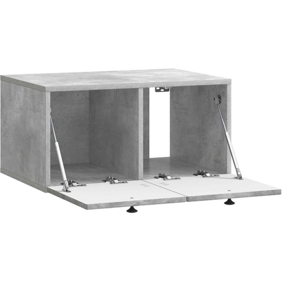 Επιτοίχιο Έπιπλο Τηλεόρασης VidaXL 59.5x41x30 cm - Γκρι image 4