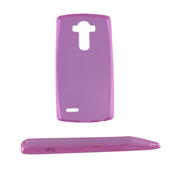 Θήκη LG G4 H815 - Idol 1991 Ultra Thin TPU - Διάφανο Ροζ image 0