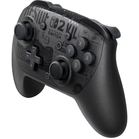 Nintendo Switch 2 Pro Controller Resident Evil Requiem Edition  - Χειριστήριο Nintendo Switch 2 Μαύρο image 2