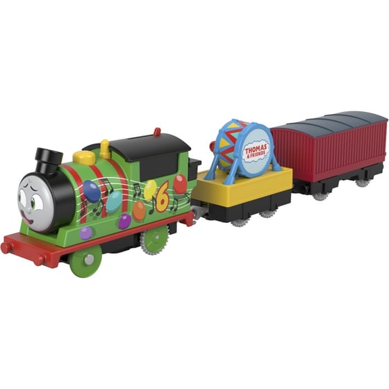 Fisher Price Σετ Παιχνιδιού Thomas & Friends Μηχανοκίνητα Τρένα με 2 Βαγόνια - Τυχαία Επιλογή Σχεδίου image 1
