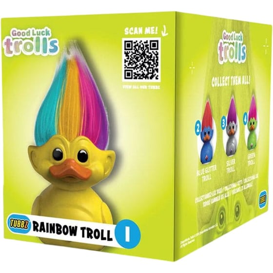 Φιγούρα Numskull Tubbz Trolls 9 cm - Rainbow Troll image 3