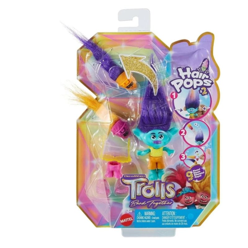 Trolls 3 Band Together Ευχούληδες Mini Hair Pops – Hnf12 Branch