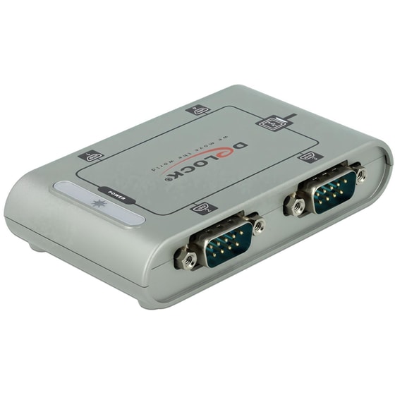 DeLock 87414 USB Hub 4-Port USB 2.0 συμβατό με USB-A image 0