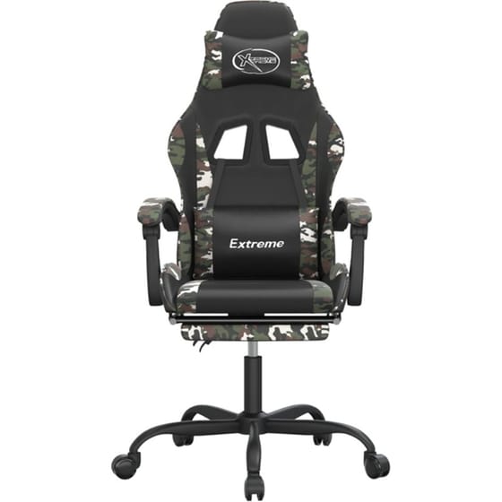 Καρέκλα Gaming VIDAXL 349590 με Υποπόδιο από Τεχνητό Δέρμα image 1