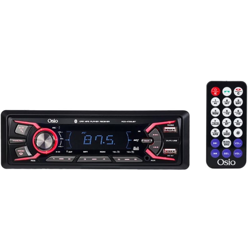 Osio ACO-4720UBT Ηχοσύστημα Αυτοκινήτου - Μαύρο OSIO