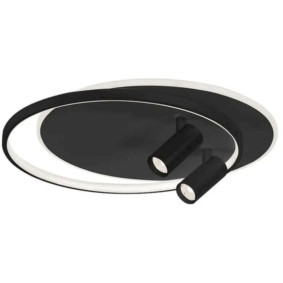 Πλαφονιέρα Smart 4265500 από Ακρυλικό/Ατσάλι - Μαύρο image 0