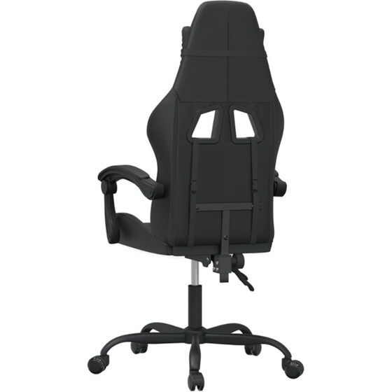 Καρέκλα Gaming VIDAXL Καρέκλα από Τεχνητό Δέρμα - Μαύρη image 3