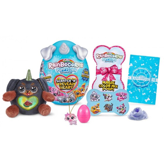 Λούτρινο ZURU Αυγό Rainbocorns Puppycorn Surprise Sparkle Heart Series 3  (36 cm) - Τυχαία Επιλογή Σχεδίου image 7