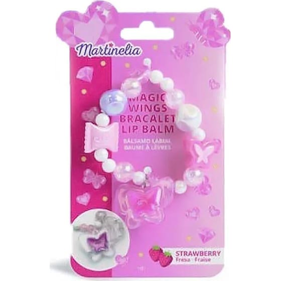 Martinelia Magic Wings Bracelet Lip Balm Strawberry & Βραχιολάκι 1 Τμχ - Τυχαία Επιλογή Σχεδίου image 1