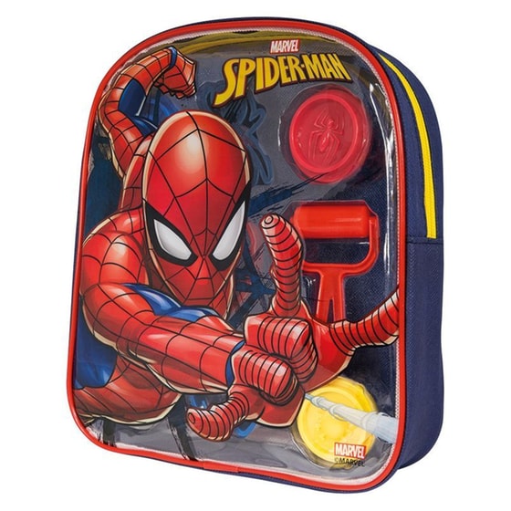 AS Company Πλαστελίνη Marvel Spiderman Τσάντα Πλάτης Με 4 Βαζάκια - Καπάκια Καλουπάκια Και 5 Εργαλεία image 5