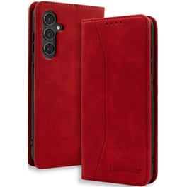 Θήκη Samsung Galaxy S24 Fe - Bodycell Book Case Πορτοφόλι - Red (5206015079566)