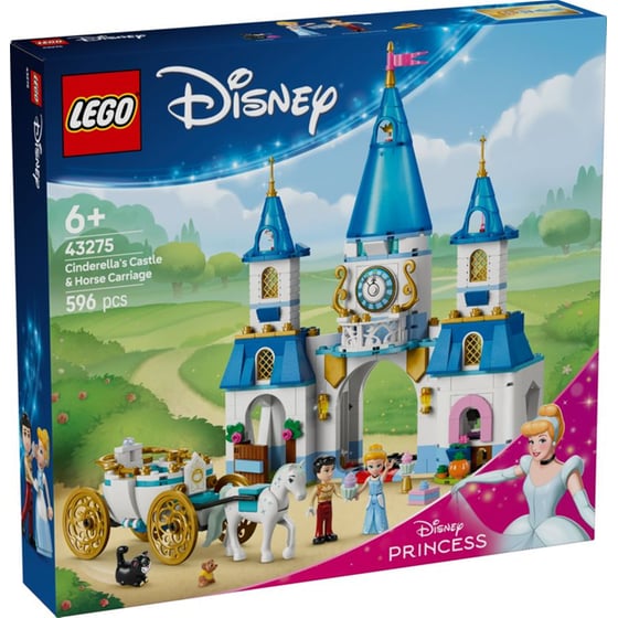 LEGO® Disney Cinderella's Castle & Horse Carriage (43275) image 0