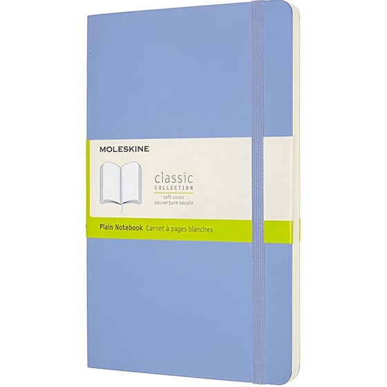 Σημειωματάριο Moleskine Plain Hydrangea Blue Large (1 Τεμάχιο) image 0