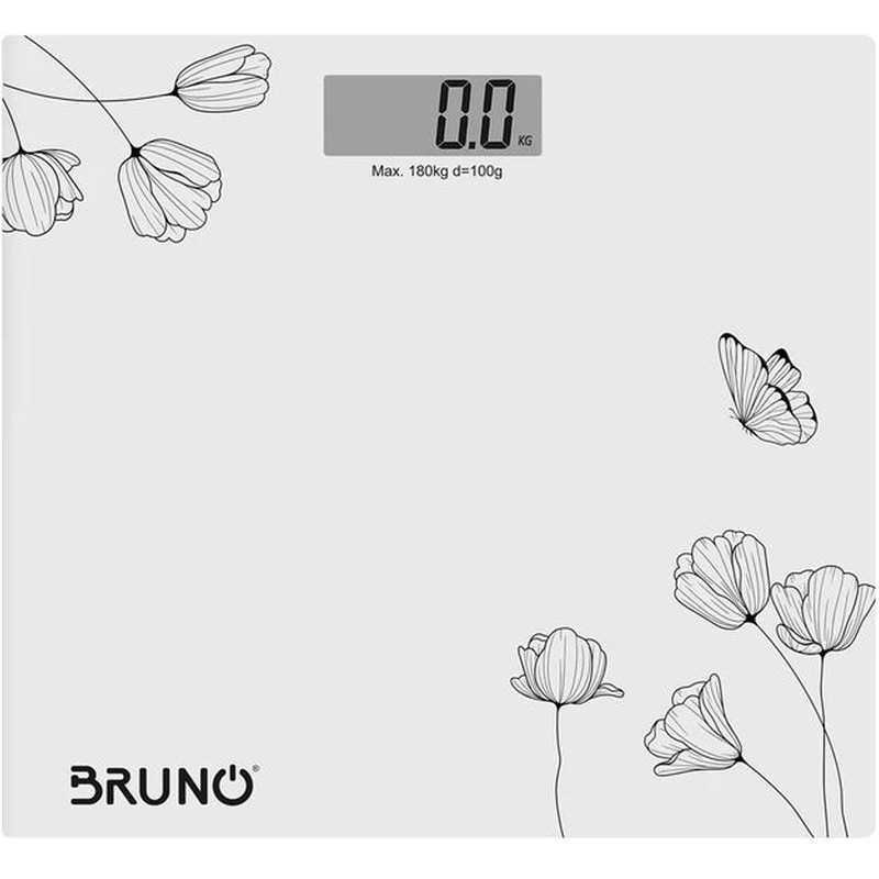 BRUNO Ψηφιακή Ζυγαριά Σώματος Bruno BRN-0055 Λευκό