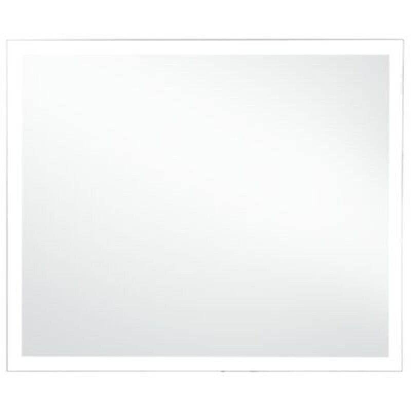 Διακοσμητικός Καθρέφτης Μπάνιου VidaXL Γυάλινος 80x60 cm