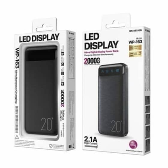 Powerbank Wk Minre WP-163 20.000mAh - Μαύρο image 1