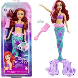 Κούκλα Disney Princess Color Splash Ariel Γοργόνα (HLW00)