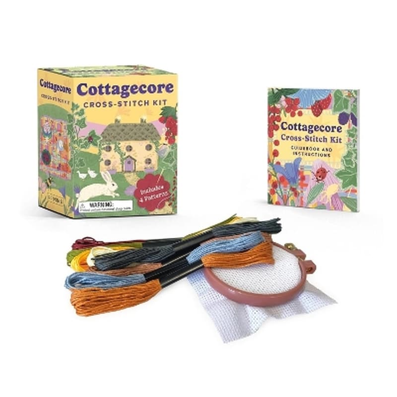 Cottagecore Cross-Stitch Kit Επιτραπέζιο (Running Press)