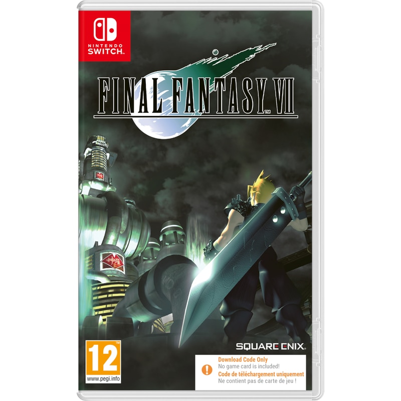 Final Fantasy VII (Code in a Box) - Nintendo Switch SQUARE ENIX
