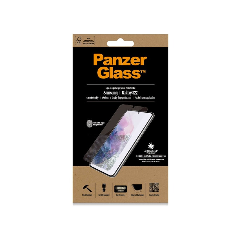 Προστατευτικό οθόνης Samsung Galaxy S22 - PanzerGlass UltraForce1
