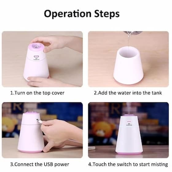 Υγραντήρας Και Συσκευή Αρωματοθεραπείας Humidifier Hmt-m3 image 3