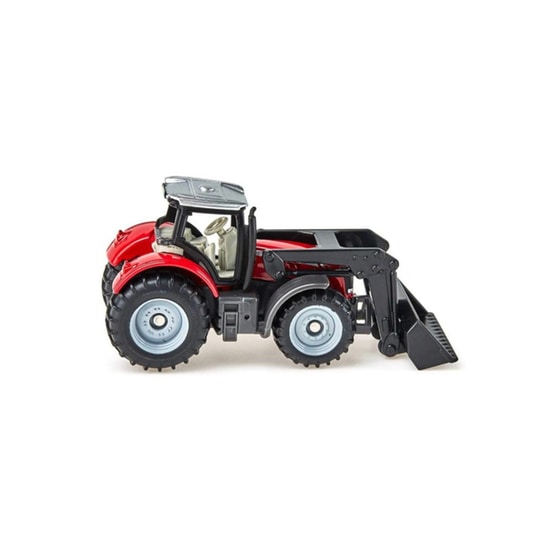Siku Τρακτερ Massey Ferguson Με Φορτωτη image 1